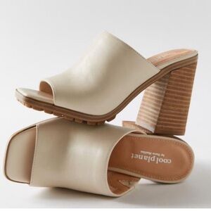 New COOL PLANET by Steve Madden slip on heeled mules